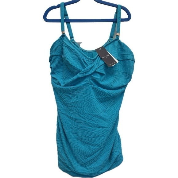 Fantasie Swim Ottawa Underwire Twist Front Tankini Top and Mid-Rise Biki… - Picture 2 of 15